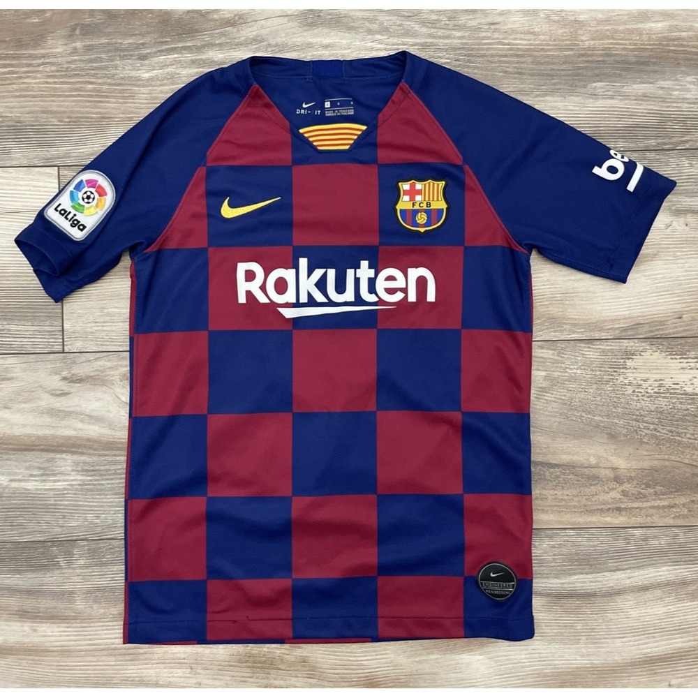Nike Barcelona Home Soccer Jersey 2019 2020 Boys Size L Mendoza 10 Rakuten